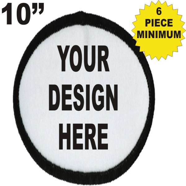 Custom 10'' Printed Circle Patch